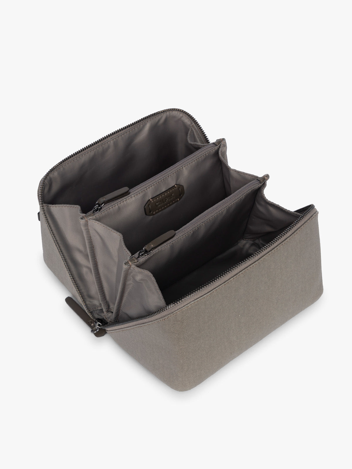 Colette Lay-Flat Toiletry Bag in Canvas