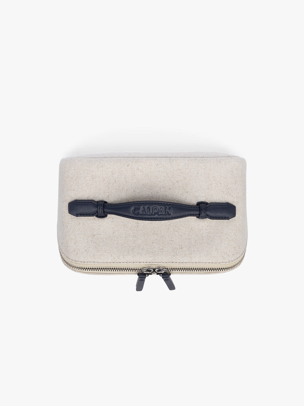 Colette Lay-Flat Toiletry Bag in Canvas