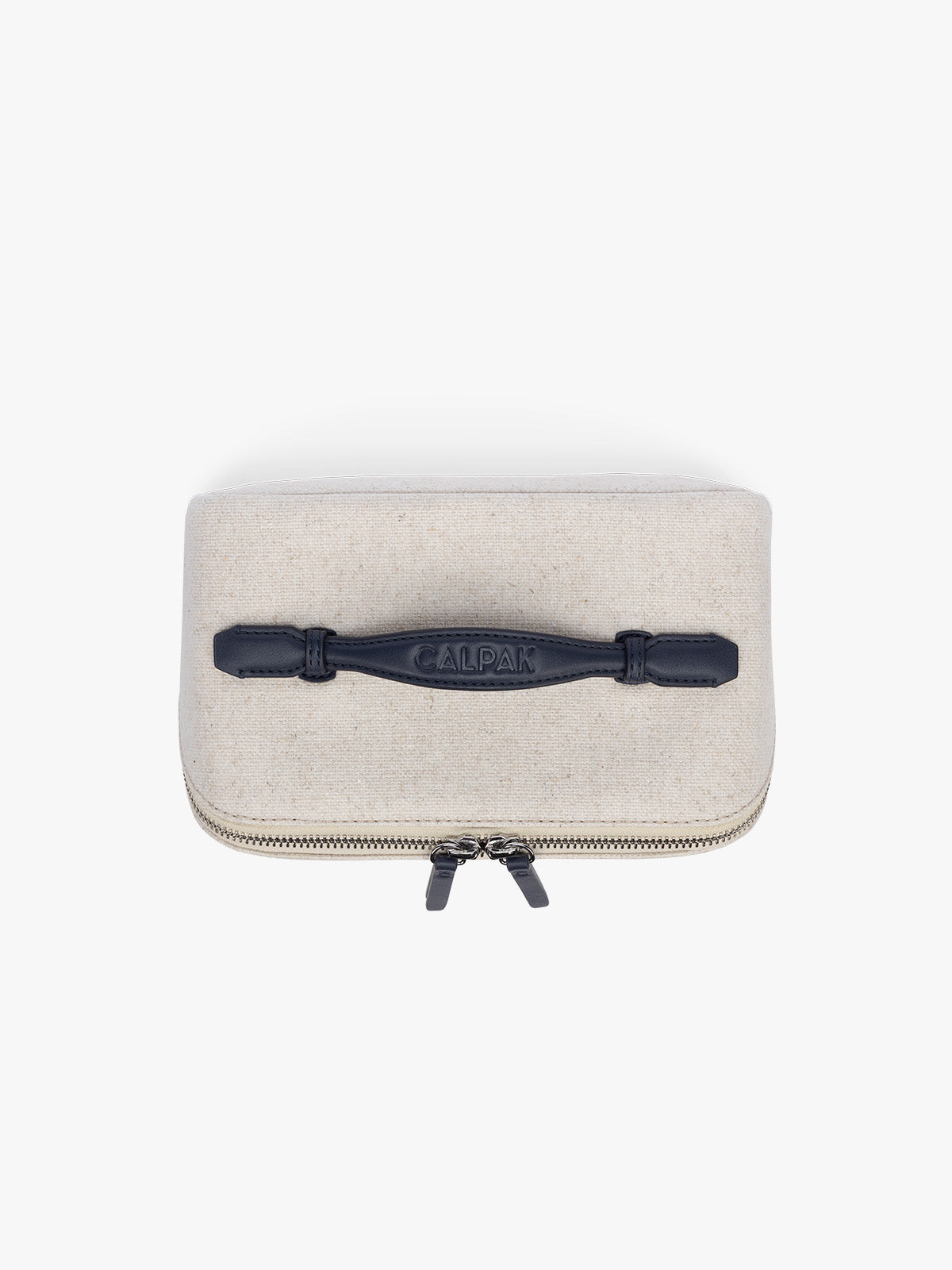 Colette Lay-Flat Toiletry Bag in Canvas
