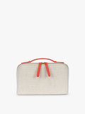 Colette Lay-Flat Toiletry Bag in Canvas