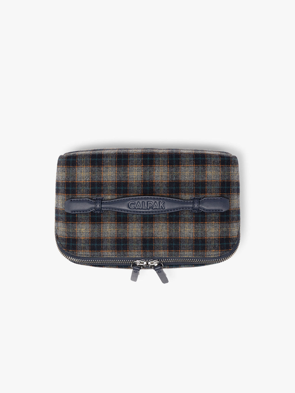 Colette Lay-Flat Toiletry Bag in Brushed Flannel