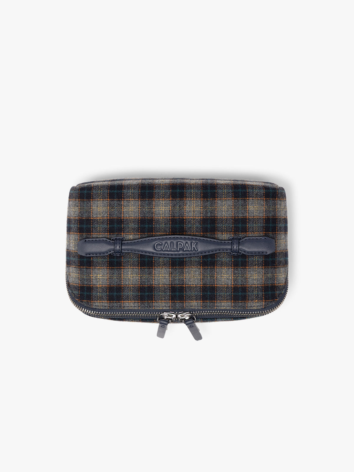 Colette Lay-Flat Toiletry Bag in Brushed Flannel