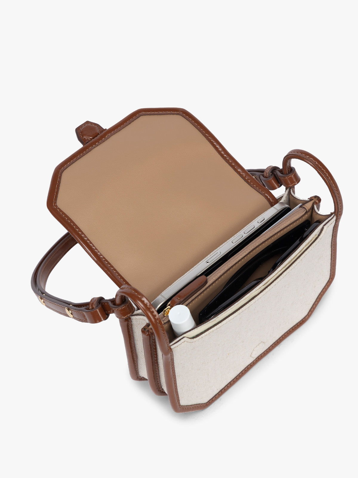 Colette Crossbody Wallet Bag in Canvas