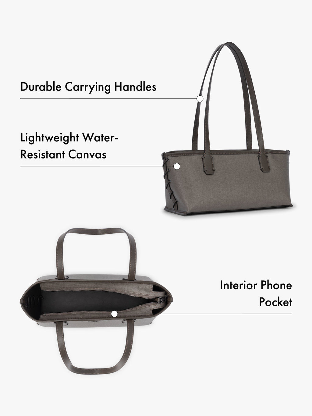 Colette Shoulder Tote in Canvas