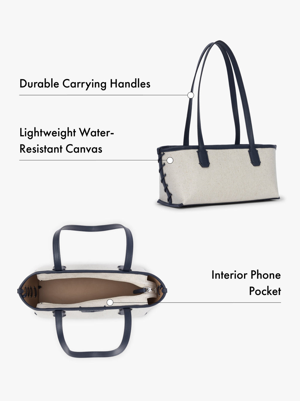 Colette Shoulder Tote in Canvas