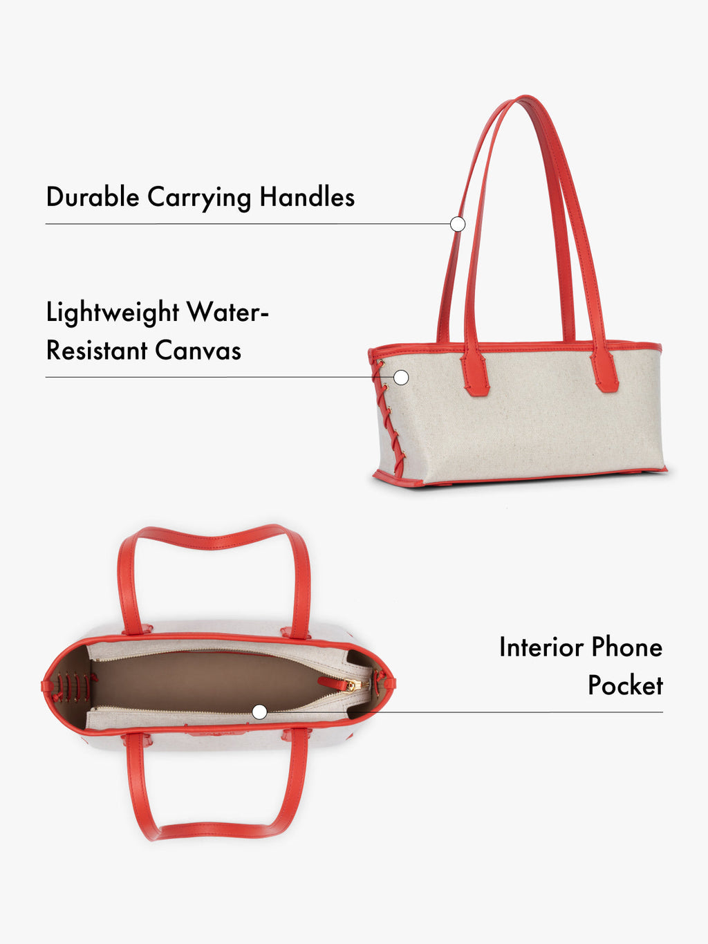 Colette Shoulder Tote in Canvas