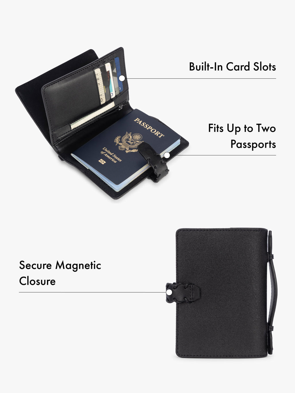 Colette Multi Passport Wallet in Canvas