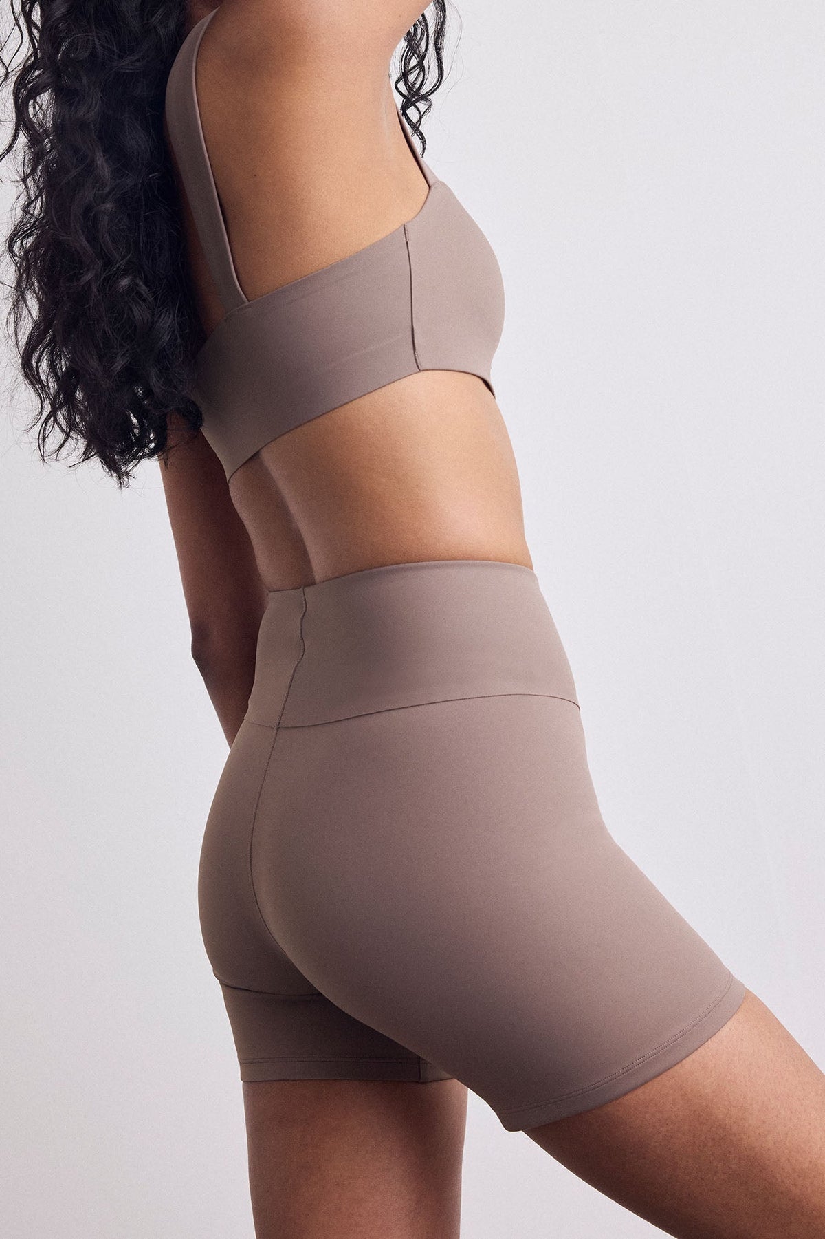 Base Sport Bike Short in Mink