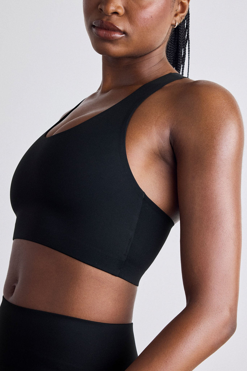 Base Sport Racerback Top in Black