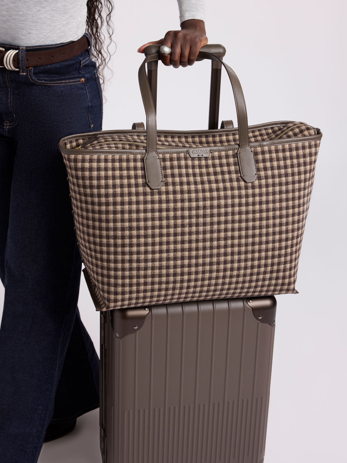 Colette 15" Laptop Tote in Brushed Flannel