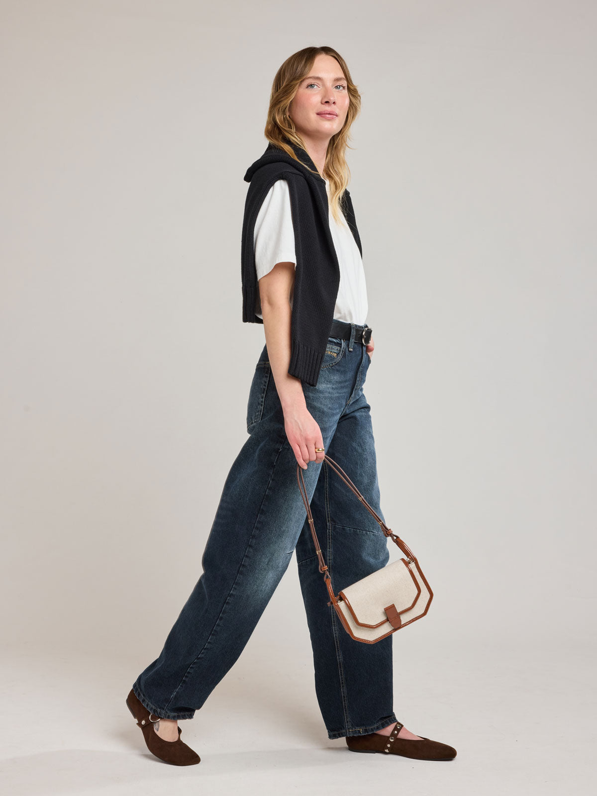 Colette Crossbody Wallet Bag in Canvas