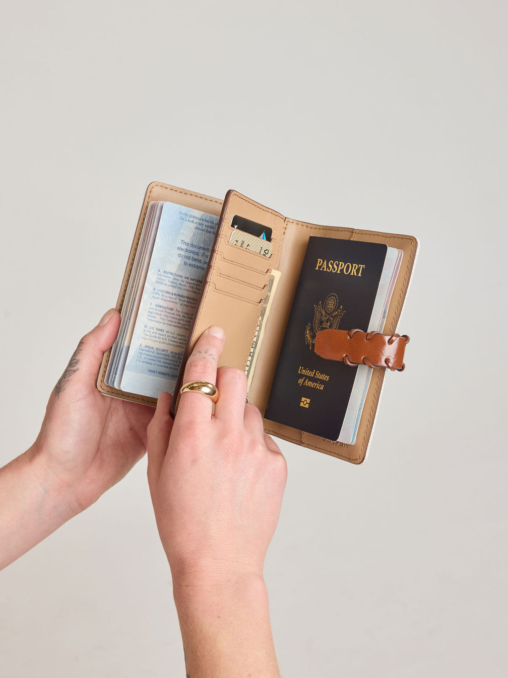 Colette Multi Passport Wallet in Canvas